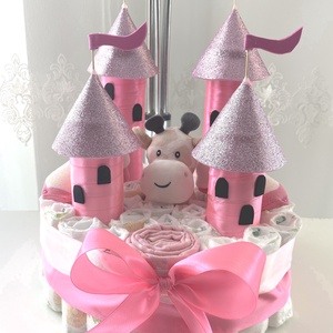 Vár, erőd  Pelenkatorta, 3-6kg pelenkatorony, babaváró csomag - játék & sport - babalátogató ajándékcsomag - Meska.hu