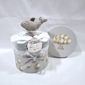 Delfin pelenkatorta , 4-8 kg pelenkatorony, babaváró csomag - Meska.hu