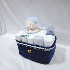 Maci baba box, pelenkatorta 4-8kg pelenkatorony, babaváró csomag, kelengye - játék & sport - babalátogató ajándékcsomag - Meska.hu