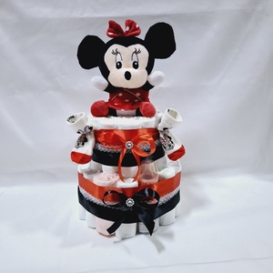 Mickey egér pelenkatorta, 2-5 kg pelenkatorony, babaváró csomag - Meska.hu