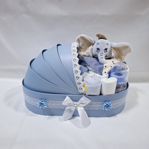 Dumbo bölcső pelenkatorta 2-5 kg pelenkatorony, babaváró csomag, Játék & Sport, Babalátogató ajándékcsomag, Mindenmás, MESKA