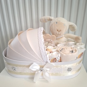 Bárány bölcső pelenkata 2-5 kg, pelenkatorony, babaváró csomag, Játék & Sport, Babalátogató ajándékcsomag, Mindenmás, MESKA