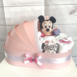 Mickey Minnie bölcső pelenkatorta  2-5 kg pelenkatorony, babaváró csomag, kelengye, Játék & Sport, Babalátogató ajándékcsomag, Mindenmás, MESKA
