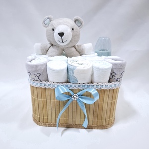 Maci pelenkatorony, pelenkatorta babaváró csomag 4-8kg - játék & sport - babalátogató ajándékcsomag - Meska.hu