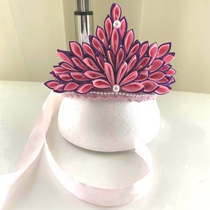 Menyecske Tiara, fejdísz, fejpánt , Esküvő, Hajdísz, Fejkoszorú, Mindenmás, MESKA