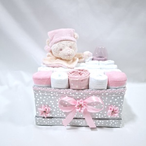 Maci pelenkatorta , 4-8 kg pelenkatorony, babaváró csomag, kelengye, Játék & Sport, Babalátogató ajándékcsomag, Mindenmás, MESKA