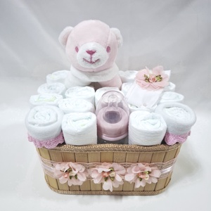 Maci box, pelenkatorta 4-8kg pelenkatorony, babaváró csomag, kelengye - játék & sport - babalátogató ajándékcsomag - Meska.hu