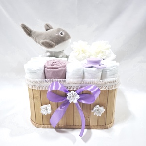 Delfin baba box, pelenkatorta 2-5kg pelenkatorony, babaváró csomag, kelengye - Meska.hu