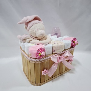 Maci  baba box, pelenkatorta 2-5 kg pelenka doboz, babaváró csomag - játék & sport - babalátogató ajándékcsomag - Meska.hu