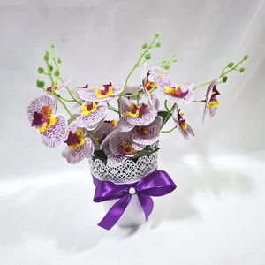 Orchidea virágcsokor, doboz, asztaldísz, ajándék - otthon & életmód - dekoráció - virágdísz és tartó - virágbox, virágdoboz - Meska.hu