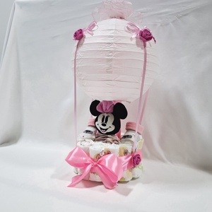 Mickey Minnie hőlégballon pelenkatorta 2-5 kg, pelenkatorony, babaváró csomag, kelengye, Játék & Sport, Babalátogató ajándékcsomag, Mindenmás, MESKA
