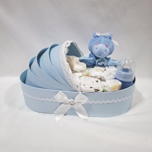 Maci bölcső pelenkatorta  2-5 kg, pelenkatorony, babaváró csomag - Meska.hu