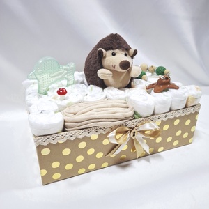 Süni baba box, pelenkatorta  2-5 kg pelenka doboz, babaváró csomag - játék & sport - babalátogató ajándékcsomag - Meska.hu