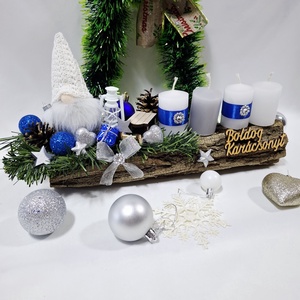 Adventi manó koszorú,  asztaldísz,  dekoráció - Meska.hu
