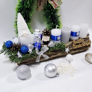 Adventi manó koszorú,  asztaldísz,  dekoráció - karácsony - adventi díszek - adventi asztaldísz - Meska.hu Adventi manó koszorú,  asztaldísz,  dekoráció - karácsony - adventi díszek - adventi asztaldísz - Meska.hu