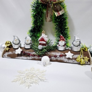 Adventi manó koszorú,  asztaldísz,  dekoráció - karácsony - adventi díszek - adventi asztaldísz - Meska.hu Adventi manó koszorú,  asztaldísz,  dekoráció - karácsony - adventi díszek - adventi asztaldísz - Meska.hu
