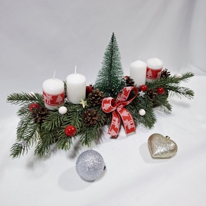 Adventi klasszikus koszorú,  asztaldísz,  dekoráció - karácsony - adventi díszek - adventi asztaldísz - Meska.hu Adventi klasszikus koszorú,  asztaldísz,  dekoráció - karácsony - adventi díszek - adventi asztaldísz - Meska.hu