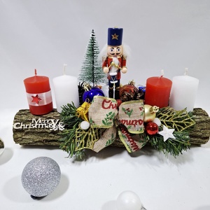 Adventi diótörő koszorú,  asztaldísz,  dekoráció - Meska.hu