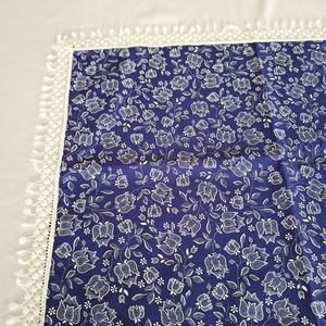 Kékfestő tulipános futó asztalterítő, 135x40 cm dekoráció - otthon & életmód - konyhafelszerelés, tálalás - tálalás - terítő - Meska.hu