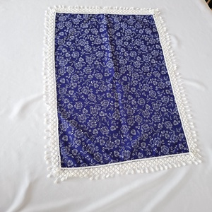 Kékfestő tulipános futó asztalterítő, 135x40 cm dekoráció - otthon & életmód - konyhafelszerelés, tálalás - tálalás - terítő - Meska.hu