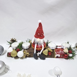 Adventi manó koszorú,  asztaldísz,  dekoráció - Meska.hu
