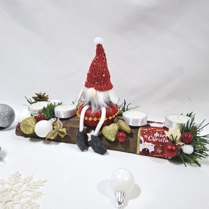 Adventi manó koszorú,  asztaldísz,  dekoráció - karácsony - adventi díszek - adventi asztaldísz - Meska.hu Adventi manó koszorú,  asztaldísz,  dekoráció - karácsony - adventi díszek - adventi asztaldísz - Meska.hu