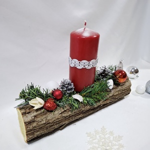 Adventi klasszikus koszorú,  asztaldísz,  dekoráció - karácsony - adventi díszek - adventi asztaldísz - Meska.hu