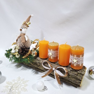 Adventi rénszarvas koszorú,  asztaldísz,  dekoráció - karácsony - adventi díszek - adventi asztaldísz - Meska.hu Adventi rénszarvas koszorú,  asztaldísz,  dekoráció - karácsony - adventi díszek - adventi asztaldísz - Meska.hu