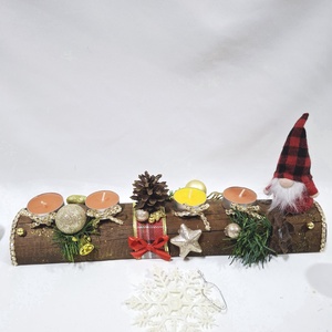 Adventi manó koszorú,  asztaldísz,  dekoráció - Meska.hu