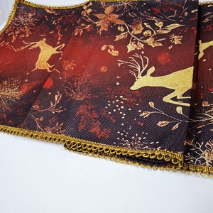 Karácsonyi futó asztalterítő, 120x35 cm dekoráció - otthon & életmód - konyhafelszerelés, tálalás - tálalás - terítő - Meska.hu