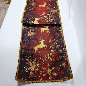 Karácsonyi futó asztalterítő, 120x35 cm dekoráció - Meska.hu