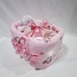 Édes álom pelenkatorta 2-5kg, babaváró csomag, kelengye  - baba - mama - pelenkázó, babafürdető kellékek - pelenkatorta - Meska.hu