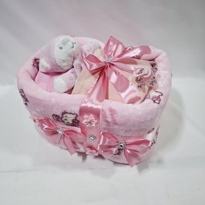 Édes álom pelenkatorta 2-5kg, babaváró csomag, kelengye  - baba - mama - pelenkázó, babafürdető kellékek - pelenkatorta - Meska.hu