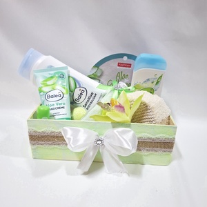Aloe Vera kényeztető csomag, kozmetikai csomag, spa, illatszer csomag, Szépségápolás, Kozmetikai ajándékcsomag, Mindenmás, MESKA