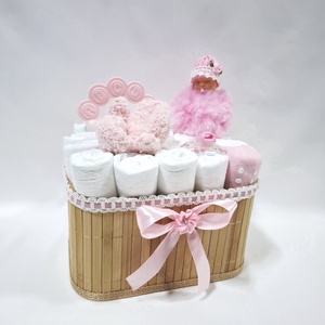 Kis baba box, pelenkatorta 2-5kg pelenkatorony, babaváró csomag, kelengye, Baba - mama, Pelenkázó, babafürdető kellékek, Pelenkatorta, Mindenmás, MESKA