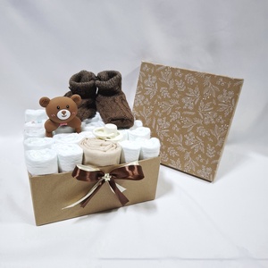  Tipegő baba box, pelenkatorta 4-8kg pelenkatorony, babaváró csomag, kelengye - baba - mama - pelenkázó, babafürdető kellékek - pelenkatorta - Meska.hu