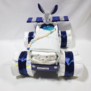 Mercedes autó pelenkatorta, 2-5 kg kelengye, babalátogató csomag - baba - mama - pelenkázó, babafürdető kellékek - pelenkatorta - Meska.hu