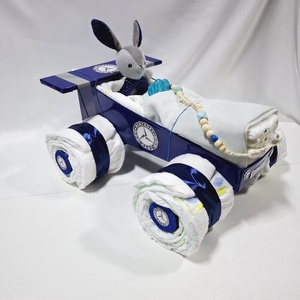 Mercedes autó pelenkatorta, 2-5 kg kelengye, babalátogató csomag - baba - mama - pelenkázó, babafürdető kellékek - pelenkatorta - Meska.hu