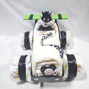 BMW autó pelenkatorta, 2-5 kg pelenkatorony, babaváró csomag - baba - mama - pelenkázó, babafürdető kellékek - pelenkatorta - Meska.hu