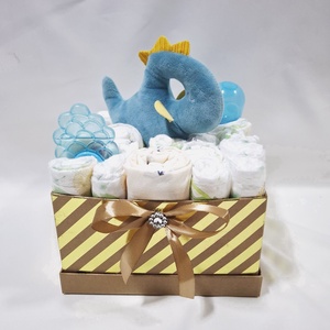 Dino baba box, pelenkatorta 2-5 kg pelenkatorony, babaváró csomag, baba kelengye, Baba - mama, Pelenkázó, babafürdető kellékek, Pelenkatorta, Mindenmás, MESKA