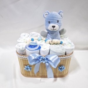 Maci baba box, pelenkatorta 2-5 kg pelenkatorony, babaváró csomag, kelengye - baba - mama - pelenkázó, babafürdető kellékek - pelenkatorta - Meska.hu