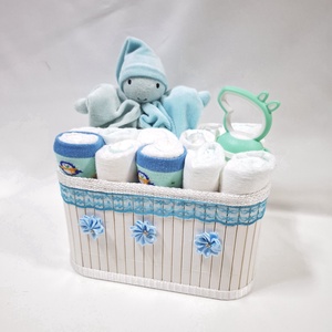 Manócska baba box, pelenkatorta 3-6 kg pelenkatorony, babaváró csomag, kelengye - baba - mama - pelenkázó, babafürdető kellékek - pelenkatorta - Meska.hu