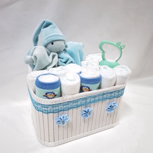 Manócska baba box, pelenkatorta 3-6 kg pelenkatorony, babaváró csomag, kelengye - baba - mama - pelenkázó, babafürdető kellékek - pelenkatorta - Meska.hu