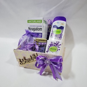 Vitamin gazdag Levendula kényeztető csomag, SPA doboz, kozmetikai csomag  - szépségápolás - kozmetikai ajándékcsomag - Meska.hu