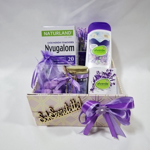 Vitamin gazdag Levendula kényeztető csomag, SPA doboz, kozmetikai csomag , Szépségápolás, Kozmetikai ajándékcsomag, Mindenmás, MESKA