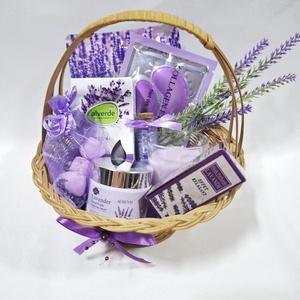 Vitamin gazdag Levendula kényeztető csomag, SPA doboz, kozmetikai csomag  - szépségápolás - kozmetikai ajándékcsomag - Meska.hu