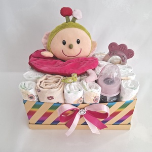  Katicabogár pelenkatorony, 2-5 kg pelenkatorta, babaváró csomag , kelengye - Meska.hu