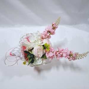 Ünnep hortenziával és violával, örökcsokor, virág csokor, kézicsokor, ajándék (édességgel) - otthon & életmód - virágdekoráció - virágok - virágcsokor - Meska.hu