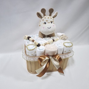 Kis boci baba box, pelenkatorta 4-8 kg pelenkatorony, babaváró csomag, baba kelengye - baba - mama - pelenkázó, babafürdető kellékek - pelenkatorta - Meska.hu