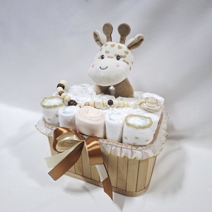 Kis boci baba box, pelenkatorta 4-8 kg pelenkatorony, babaváró csomag, baba kelengye - baba - mama - pelenkázó, babafürdető kellékek - pelenkatorta - Meska.hu